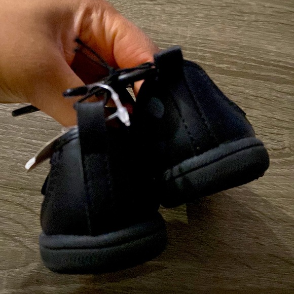 Wonder Nation Black Shoes Girl Toddler Size 5 NWT - Picture 4 of 8